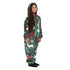 Snuggs Kids Blanket Onesie Green Christmas Deer